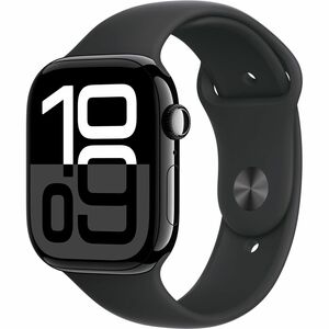 Apple Watch Series 10 Smartwatch - 46 mm Case Height - 39 mm Case Width - Schwarz Case Color - Schwarz Band Color - Alumin