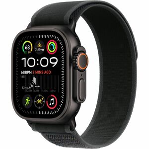 Apple Watch Ultra 2 Smartwatch - 49 mm Case Height - 44 mm Case Width - Schwarz Case Color - Schwarz Band Color - Glas Bod