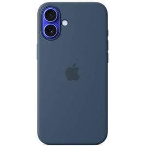 Apple Case for Apple iPhone 16 Plus Smartphone - Denim - Silky, Soft-touch - Scratch Resistant, Drop Resistant - Silicone,