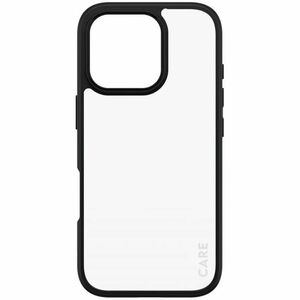 CARE Urban Combat Case for Apple iPhone 16 Pro Smartphone - Black, Transparent - Drop Resistant, Yellowing Resistant, Crus