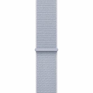 Apple Adjustable Smartwatch Band - 1 - One Size - Hook & Loop Attachment - Blue Cloud - Nylon Weave, Polyester