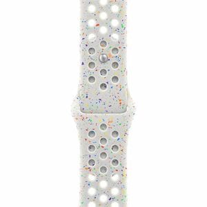 Apple Adjustable Smartwatch Band - 1 - Medium (M)/Large (L) - Pin-and-tuck Attachment - Pure Platinum - Aluminium