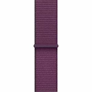 Apple Adjustable Smartwatch Band - 1 - One Size - Hook & Loop Attachment - Plum - Polyester
