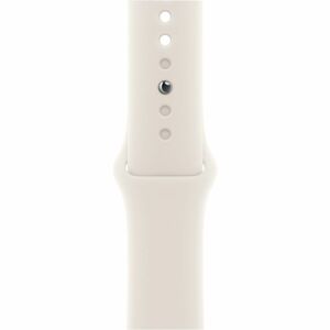 Apple Adjustable Smartwatch Band - 1 - Small (S)/Medium (M) - Pin-and-tuck Attachment - Starlight - Fluoroelastomer