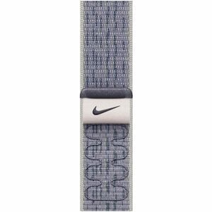 Apple Adjustable Smartwatch Band - 1 - One Size - Hook & Loop Attachment - Blue, Grey - Woven Nylon, Nylon Weave