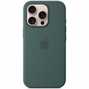 Apple Case for Apple iPhone 16 Pro Smartphone - Lake Green - Silky, Soft-touch - Scratch Resistant, Drop Resistant - Silic