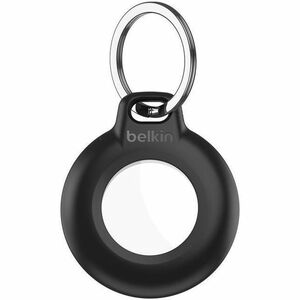 Belkin Tasche, AirTag, Key Bestandsverfolgung-Etikettenschieber - 50,8 mm x 43,2 mm x - Plastik - 1 - Schwarz, Transparent