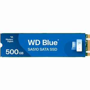 WDT WD Blue SA510 WDS500G3B0B 500 GB Solid State Drive - M.2 Internal - SATA - 200 TB TBW - 5 Year Warranty