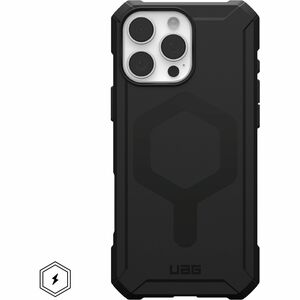Urban Armor Gear Essential Armor iPhone 16 Pro Max Case - Black - For Apple iPhone 16 Pro Max Smartphone - Hexagonal patte