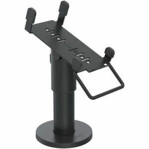 SpacePole Counter Mount for Payment Terminal - Black - Metal - 1 / Box