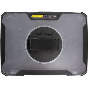 InfoCase Rugoso Estojo de transporte Tablet - Claro - Policarbonato, Poliuretano termoplástico (TPU) Corpo - Alça de mão