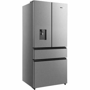 Congelatore/Freezer Hisense RF540N4WIE 480 L Frigorifero/congelatore alla francese - Installazione libera - Grigio - Digit