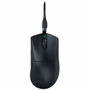 Razer DeathAdder V3 Pro Gaming Mouse - Optical - Wireless - Bluetooth - 2.40 GHz - Rechargeable - Black - USB - 30000 dpi 