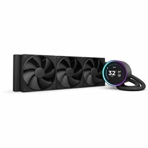 NZXT Kraken Elite 360 RL-KN36E-B2 1 Cooling Fan/Radiator/Pump - Processor - 120 mm Maximum Fan Diameter - 3 x Fan(s) - 124