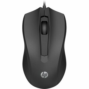 HP 105 Maus - USB Typ-A - Optisch - 3 Taste(n) - Schwarz - Kabel - 1600 dpi Auflösung - Symmetrisch