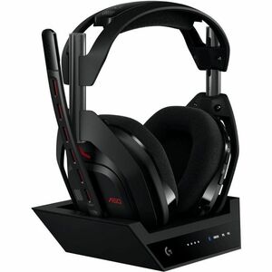Logitech G Astro A50 (Gen 5) Kabellos Auf den Ohren, Kopfbügel Stereo Gaming Headset - Schwarz - Binaural - Ohrumschließen