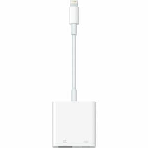 Apple Data Transfer Adapter - 1 x Lightning - Male - 1 x USB 3.0 Type A - Female, 1 x Lightning - Female