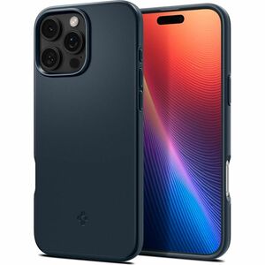 Spigen Thin Fit Case for Apple iPhone 16 Pro Smartphone - Metal Slate - Drop Resistant - Polycarbonate (PC), Thermoplastic