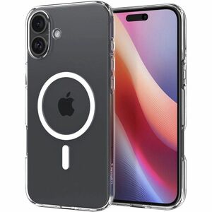 Spigen Crystal Flex Case for Apple iPhone 16 Smartphone - Crystal Clear - Drop Resistant - Wireless Charging Compatible