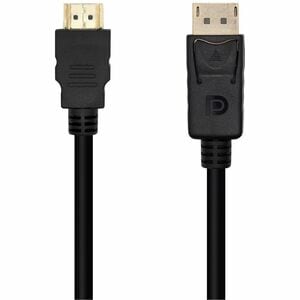 CABLE CONVERSOR DP A HDMI DP/M-HDMI/M NEGRO 2.0M