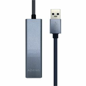 CONVERSOR USB 3.0 A ETHERN GIGA 10/100/1000 HUB 3XUSB3.0 GRIS 15