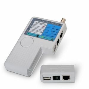 TESTEADOR CABLE RJ11/RJ12 RJ45 USB COAXIAL