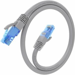 CABLE RED HEADLINE RJ45 CAT.6 UTP AWG26 CCA GRIS 25CM
