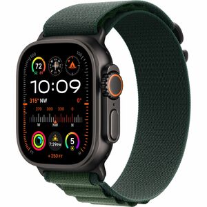 Apple Watch Ultra 2 Smart Watch - 4.90 cm (1.93") Case Height - 4.40 cm (1.73") Case Width - Black Case Color - Dark Green