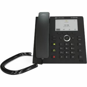 AudioCodes C430HD IP Phone - Corded - Corded - Wall Mountable, Desktop - Black - VoIP - 10.9 cm (4.3") LCD - 2 x Network (