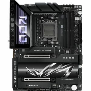 Asus ROG Crosshair X870E HERO Gaming Desktop Motherboard - AMD X870E Chipset - Socket AM5 - ATX - Ryzen 5, Ryzen 7, Ryzen 
