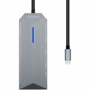 USB-C DOCK 9EN1 USB-C A HDMI RJ45 PD AUDIO SD MICRO SD GRIS 1