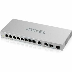 ZYXEL XGS1210-12 12 Ports Manageable Ethernet Switch - Gigabit Ethernet, 2.5 Gigabit Ethernet, 10 Gigabit Ethernet - 10/10