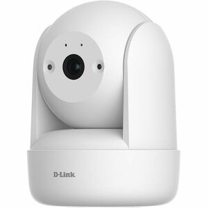 D-Link DCS-6501LH 3 Megapixel Innen 2K Netzwerkkamera - Farbe - Turret - Weiß - 8 m Infrarot Nachtsicht - H.264, MPEG-2 - 2304 x 1296 - 3,40 mm Fest Objektiv - CMOS - Wi-Fi, Bluetooth - Tischhalterung - Alexa, Google Assistant, Google Home Unterstützt - Audio-Support - Integriertes Mikrofon, Einbau-Lautsprecher, Bewegungssensor, Geräuscherkennung, PTZ, Sprachsteuerung, Tag/Nacht, Bewegungsverfolgung