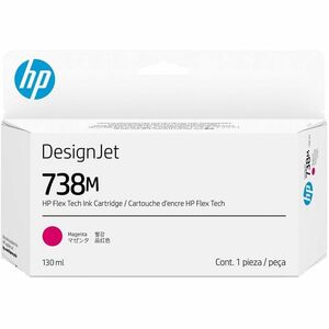 HP 738M Original Inkjet Ink Cartridge - Magenta - 1 Pack - 130 mL