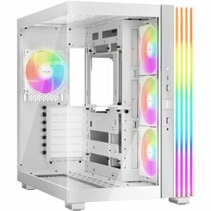 be quiet! Light Base 600 LX Light Base 600 LX White Computergehäuse - ATX, Micro ATX, Mini ATX, Mini ITX Motherboard Suppo