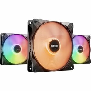 be quiet! LIGHT WINGS LX 120mm PWM High Speed 3-Pack Black, Ventilator, 12 cm, 2100 RPM, 30,9 dB, 61,8 cfm, 105,1 m³/h