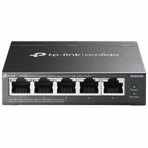 Switch Ethernet TP-Link Omada ES205GP 5 Porte Gestibile - Gigabit Ethernet - 10/100/1000Base-T - 2 Layer supportato - 65 W