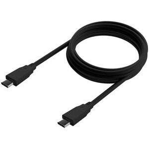 CABLE USB 3.2 GEN2X2 20GBPS 5A 100W USB-C/M-USB-C/M BLACK 2.0M