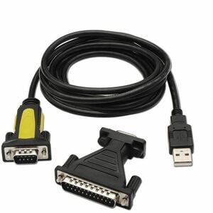 CONVERTER USB A SERIES TYPE A/M-RS32 DB9/M DB25/M 1.8M