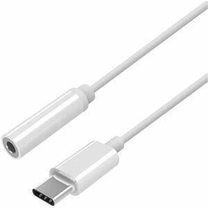 CONVERTER USB-C A AUDIO STYLE APPLE USB-C/M-JACK 3.5/H BLANC 1