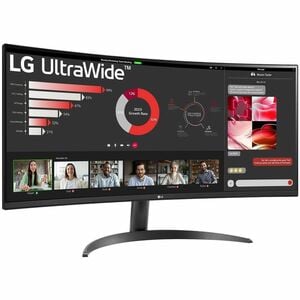 LG Ultrawide 34WR50QK-B 34" Class UWQHD LED Monitor - 21:9 - 86.4 cm (34") Viewable - Vertical Alignment (VA) - LED Backli