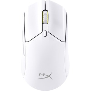 HP Pulsefire Haste 2 Gaming Mouse - Bluetooth - USB Type A - 6 Button(s) - 6 Programmable Button(s) - White - Cable/Wirele