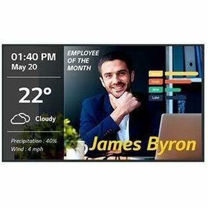 LG 49UM5N-H 1.24 m (49") LCD Digital Signage Display - 24 Hours/7 Days Operation - Energy Star - In-plane Switching (IPS) 