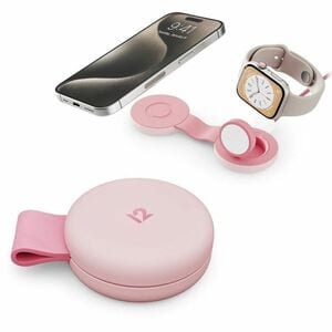 Twelve South ButterFly SE Induction Charger - For iPhone, Smartwatch, Qi2-enabled Device, AirPod - 9 V DC Input - Input co