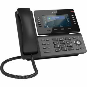 Snom D812 IP-Telefon - Schnurgebunden - Schnurgebunden - Desktop, Wandmontierbar - VoIP - 12,7 cm (5 Zoll) TFT-LCD - 2 x N