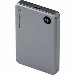 dbramante1928 ApS Recharge Power Bank - Grey - 10000 mAh - 3 A, 2.22 A, 1.67 A - 5 V DC, 9 V DC, 12 V DC Output - 5 V, 9 V
