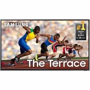 Samsung The Terrace LST9D QN75LST9DAF 74.5" Smart LED-LCD TV - 4K UHDTV - High Dynamic Range (HDR) - Titan Black - HLG, HD