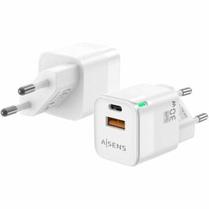 CHARGER GAN 30W USB-C PD3.0 QC4.0 USB-A QC3.0 WHITE