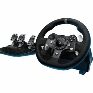 Logitech Driving Force G920 Gaming Steering Wheel - USB - Black