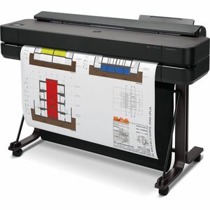 HP Designjet T650 DIN A1 Tintenstrahl-Großformatdrucker - 914,40 mm (36 Zoll) Druckbreite - Farbe - 4 Farbe(n) - 25 s Farb